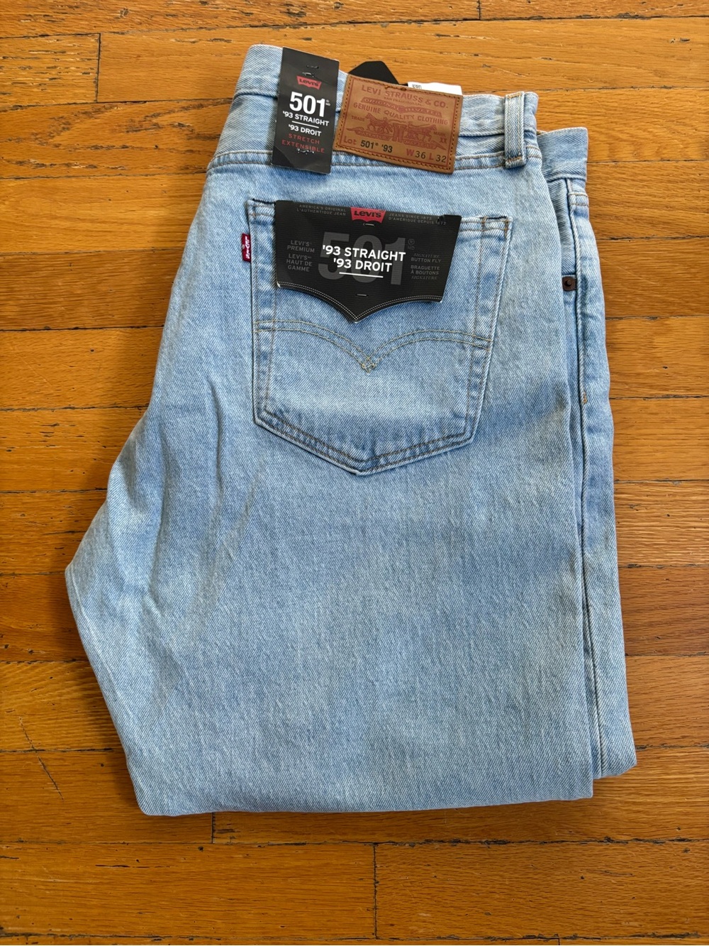 Levi’s 501 ‘93 36x32 new